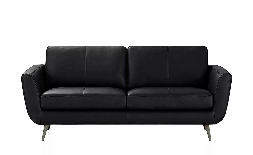 SOHO Ledersofa  Smilla ¦ schwarz ¦ Maße (cm): B: 197 H: 85 T: 93.0 Polsterm günstig online kaufen