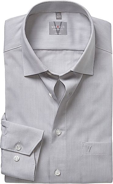 MARVELIS Langarmhemd Businesshemd, comfort fit, New-Kentkragen günstig online kaufen