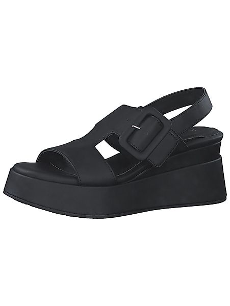 s.Oliver Sandalen Lederimitat/Textil Plateausandaletten günstig online kaufen