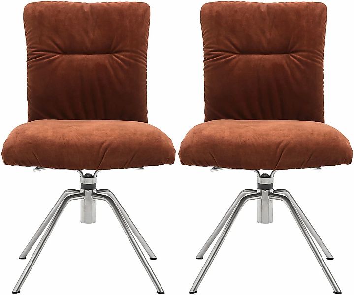 Musterring Polsterstuhl "Helmond 6600", (Set), 2 St., Polyester, Gestell Ed günstig online kaufen