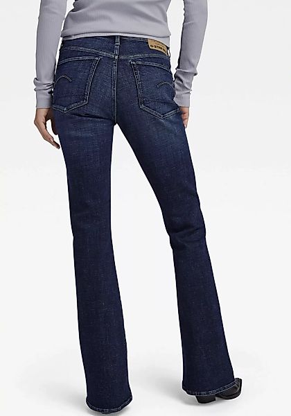 G-Star RAW Bootcut-Jeans "3301 Flare Jeans", perfekter Sitz durch Elasthan- günstig online kaufen