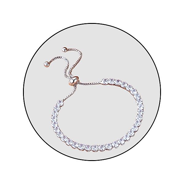 GOLDKLEIN Edelstahlarmband Edelstahl Zirkonia Steine Schmuck günstig online kaufen