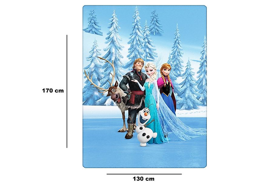 BERONAGE Tagesdecke Frozen Die Eiskönigin Decke Sven Rentier 130x170 cm Cor günstig online kaufen