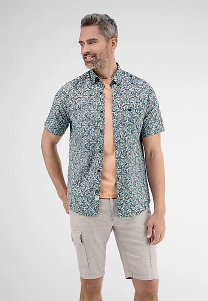 LERROS Kurzarmhemd "Halbarmhemd mit floralem Print" günstig online kaufen
