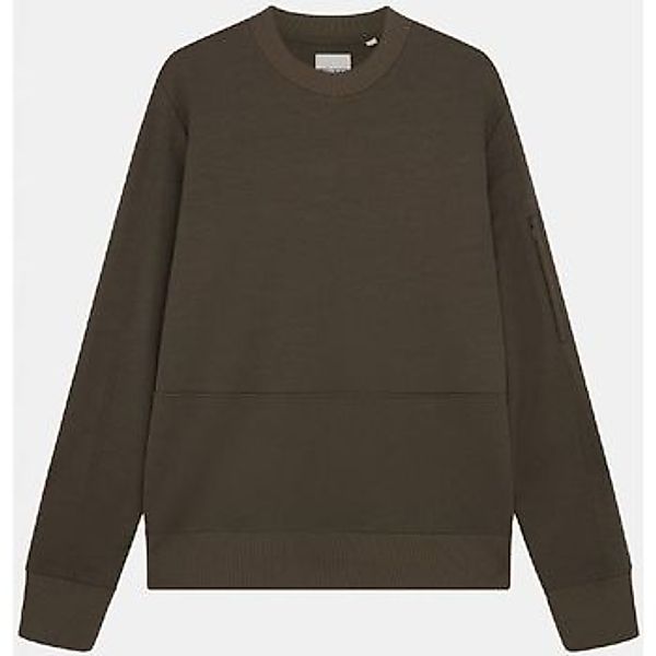 Lyle & Scott  Sweatshirt ML1742V TRICOT CREW NECK SWEATSHIRT-W48 OLIVE günstig online kaufen