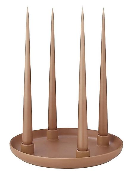 blomus Kerzenhalter VELA Kerzenhalter amber brown 27cm günstig online kaufen