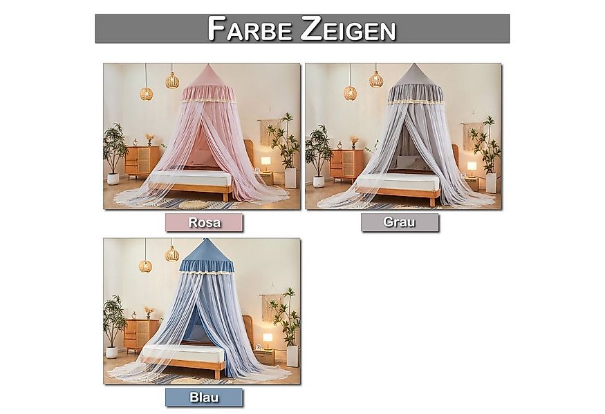 Jibenhome Moskitonetz Betthimmel Baby Bett Baldachin Moskiton Mückennetz fü günstig online kaufen