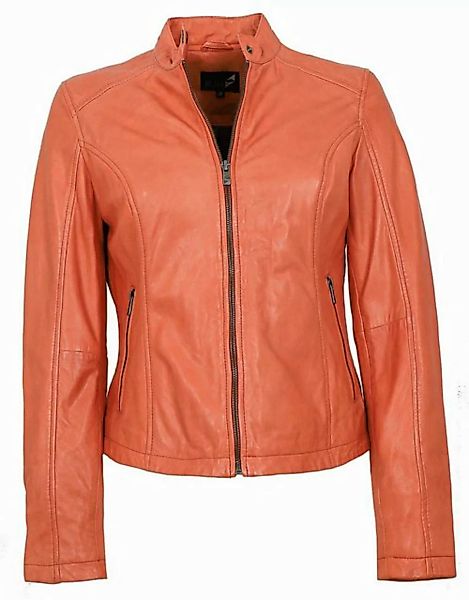 Jilani Lederjacke Jilani - Damen Lederjacke Lammnappa hellorange günstig online kaufen