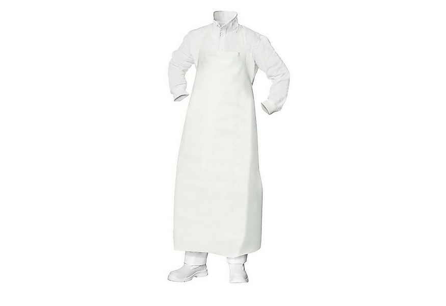 TronicXL Kittelschürze Waschbare Metzger Schlachter Schürze 130cm weiss Met günstig online kaufen
