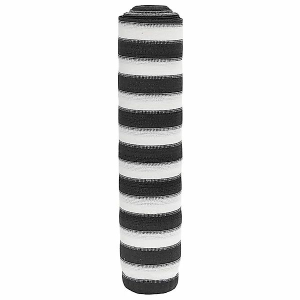 vidaXL Zaunblende Anthrazit und Weiß 2x25 m HDPE 150 g/m² 4003684 günstig online kaufen