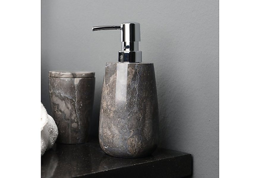 wohnfreuden Seifenspender Marmor Seifenspender Cara schwarz, 30833 günstig online kaufen