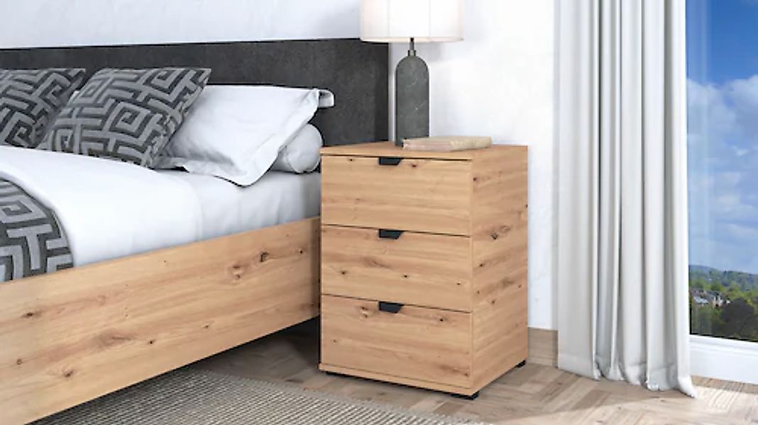 INOSIGN Nachtkommode »Duero« mit 3 Schubkästen, Breite 45 cm günstig online kaufen