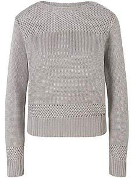 Pullover U-Boot-Ausschnitt Peter Hahn beige günstig online kaufen