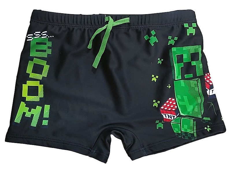 Minecraft Badehose Minecraft Creeper TNT schwarz günstig online kaufen