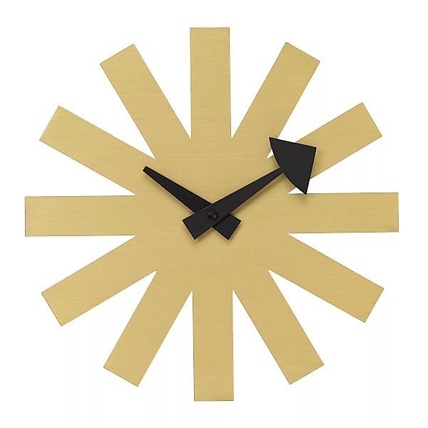 Vitra - Asterisk Clock Nelson Wanduhr - messing/Ø25cm günstig online kaufen