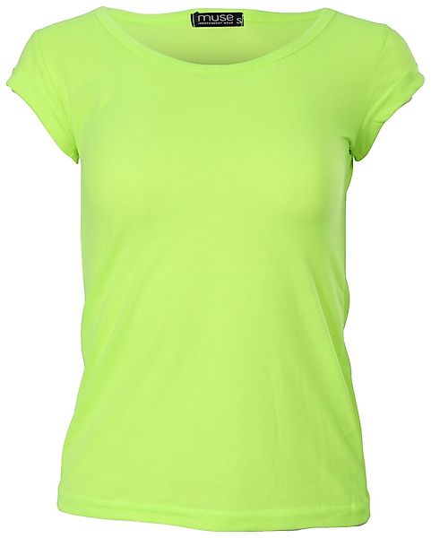 Muse T-Shirt Basic Kurzarm T-Shirt Skinny günstig online kaufen
