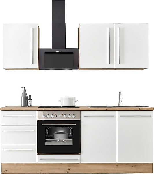 KOCHSTATION Küchenzeile »KS-Florida mit 38mm starker Arbeitsplatte« Breite günstig online kaufen