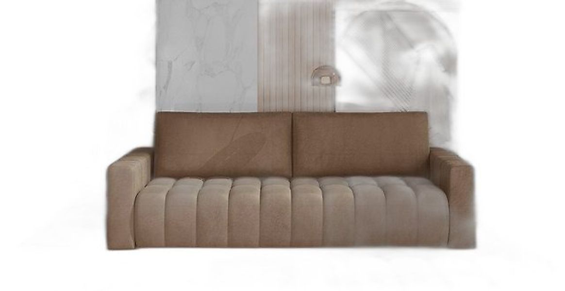 Xlmoebel Sofa Traditionelle 3-Sitz Polstersofas Textil Couch, 1 Teile, Herg günstig online kaufen