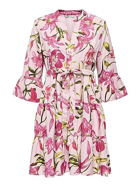 ONLY Tunikakleid ONLSINA LIFE 3/4 SHORT DRESS NOOS WVN mit Volant günstig online kaufen