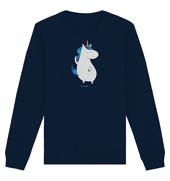 Mr. & Mrs. Panda Longpullover Einhorn Mann Größe M - French Navy - Geschenk günstig online kaufen