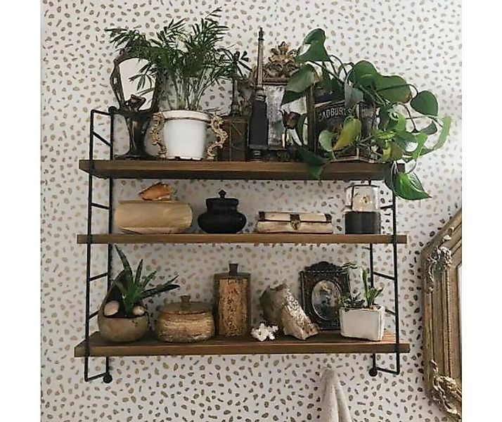 Holz Lichter Wandregal Wandregal verstellbar rustikal, Hängeregal, Schweber günstig online kaufen