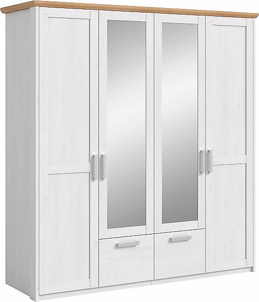 Home affaire Kleiderschrank "COSENZA,TOPSELLER, Breite 188cm, viel Stauraum günstig online kaufen