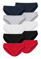 petite fleur Bikinislip 10er-Pack, aus elastischer Baumwolle günstig online kaufen