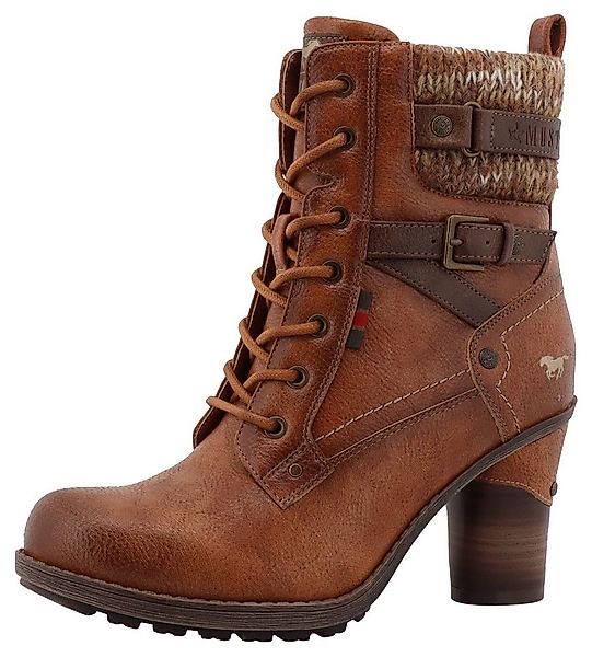Mustang Shoes Palma Winterstiefelette Schnürstiefelette, Winterboots mit mo günstig online kaufen