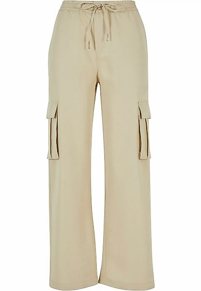 URBAN CLASSICS Stoffhose "Urban Classics Damen Ladies Vicose Straight Leg C günstig online kaufen