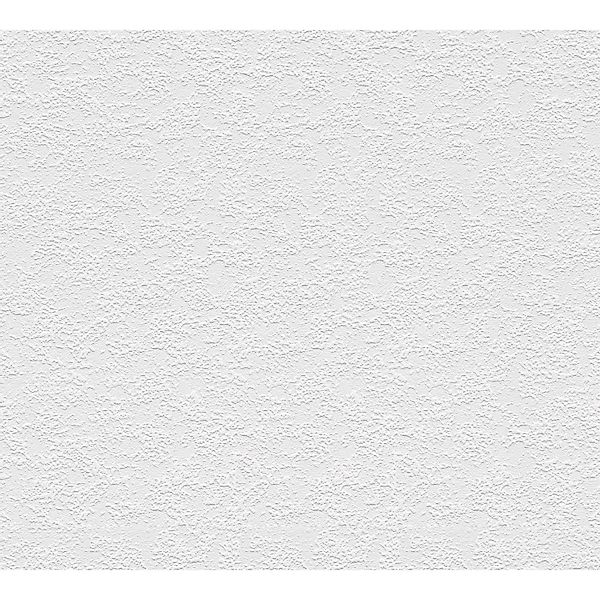 Bricoflor Weiße Papiertapete Schlicht Uni Tapete mit Vinyl Struktur Effekt günstig online kaufen