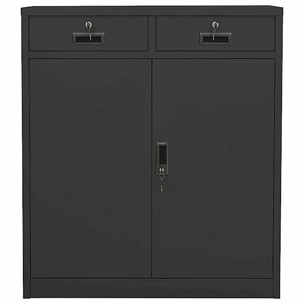 Büroschrank Anthrazit 90x40x102 Cm Stahl günstig online kaufen