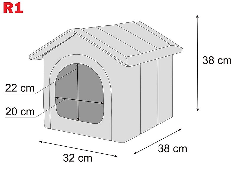 Hobbydog Hundehütte Hundehütte Hundekorb Katzehütte Hundehaus günstig online kaufen