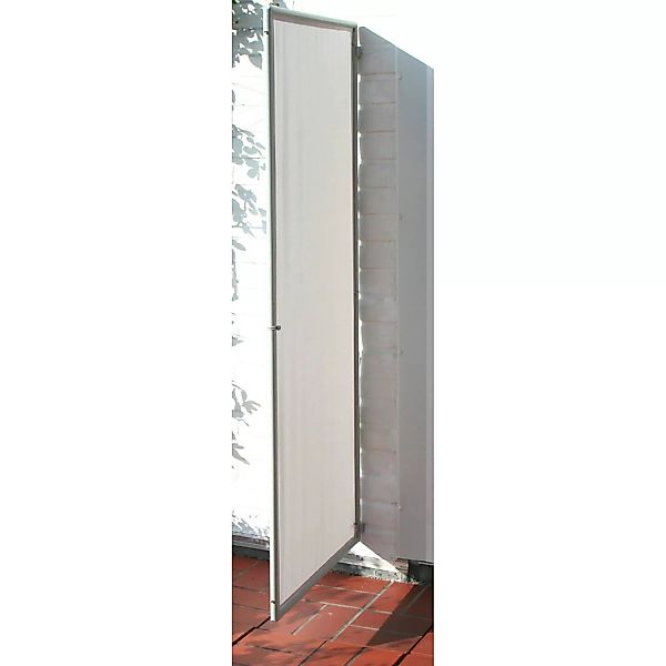 Floracord Paravent Sicht- und Windschutz Hell Silbergrau 70 cm x 170 cm günstig online kaufen
