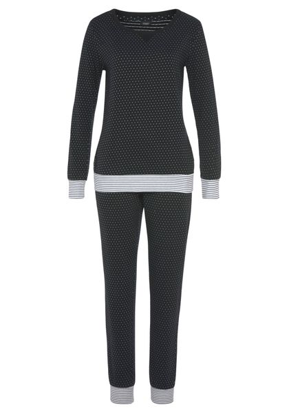 Vivance Dreams Pyjama 2 Stk. tlg., mit Pünktchen- und Streifenmuster günstig online kaufen