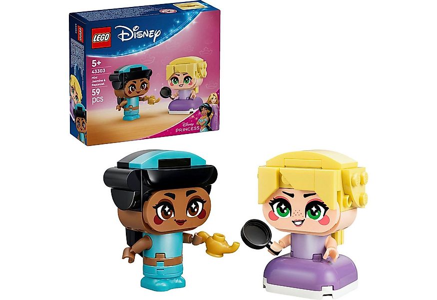 LEGO® Die Mini-Prinzessinnen Jasmin und Rapunzel (43303) Konstruktionsspiel günstig online kaufen