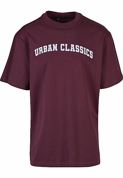 URBAN CLASSICS T-Shirt "Urban Classics UC College Logo Tall Tee", (1 tlg.) günstig online kaufen