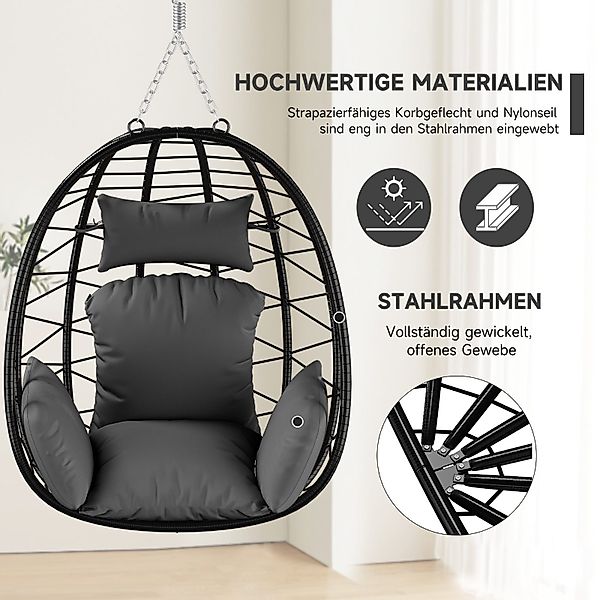 HOMELUX Hängesessel Hängematte mit Gestell, Hängeschaukel, günstig online kaufen