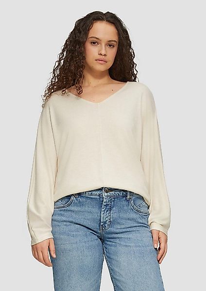 s.Oliver Langarmshirt T-Shirt Langarmshirt mit Fledermausärmeln und breitem günstig online kaufen