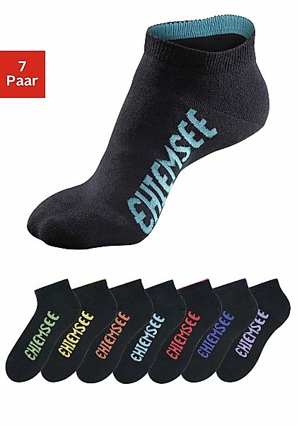 Chiemsee Sneakersocken Packung, 7 Paar tlg. mit farbigen Logos günstig online kaufen