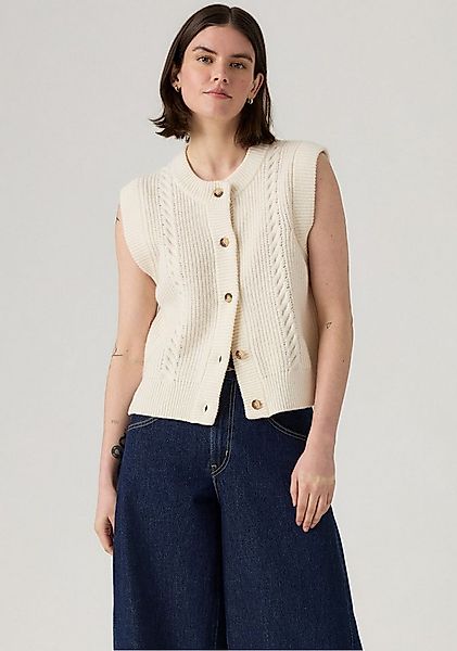Levi's® Strickweste INES CABLE SWEATE Materialmix mit Wollanteil günstig online kaufen