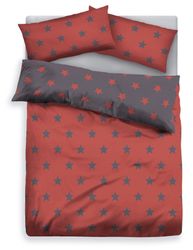 my home Wendebettwäsche "STELLA" 3 tlg. Bettwäsche mit Sternen, Weihnachten günstig online kaufen