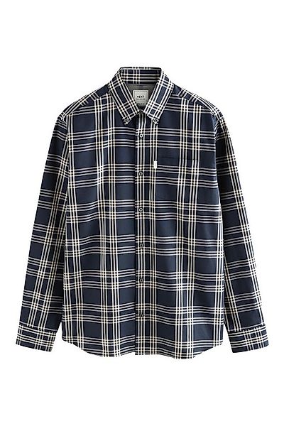 Next Langarmhemd Bügelleichtes Regular Fit Oxford-Button-down-Hemd (1-tlg) günstig online kaufen