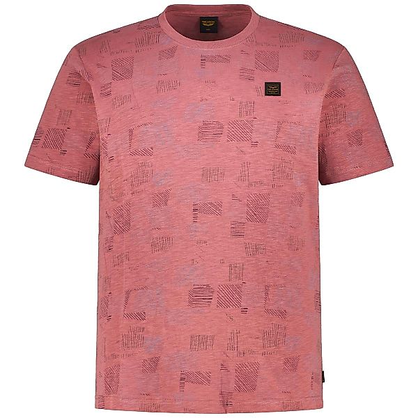 PME LEGEND T-Shirt mit Allover-Muster Farbe rot Größe: 3XL günstig online kaufen