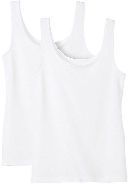CALIDA Tanktop Natural Benefit (2er Pack) Rundhals-Ausschnitt, Single Jerse günstig online kaufen