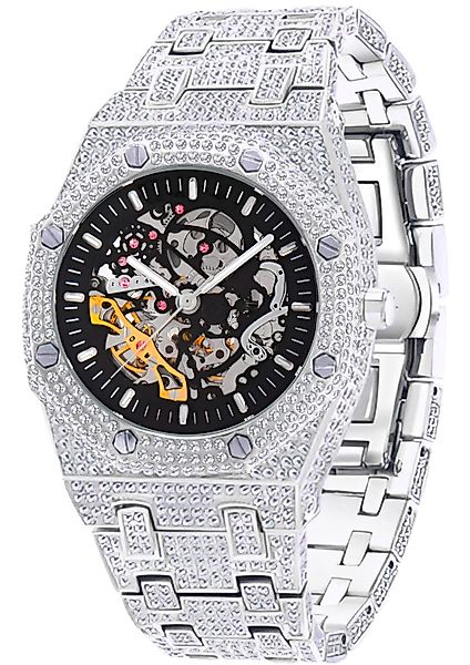 S&T Design Automatikuhr Iced Out Uhr günstig online kaufen