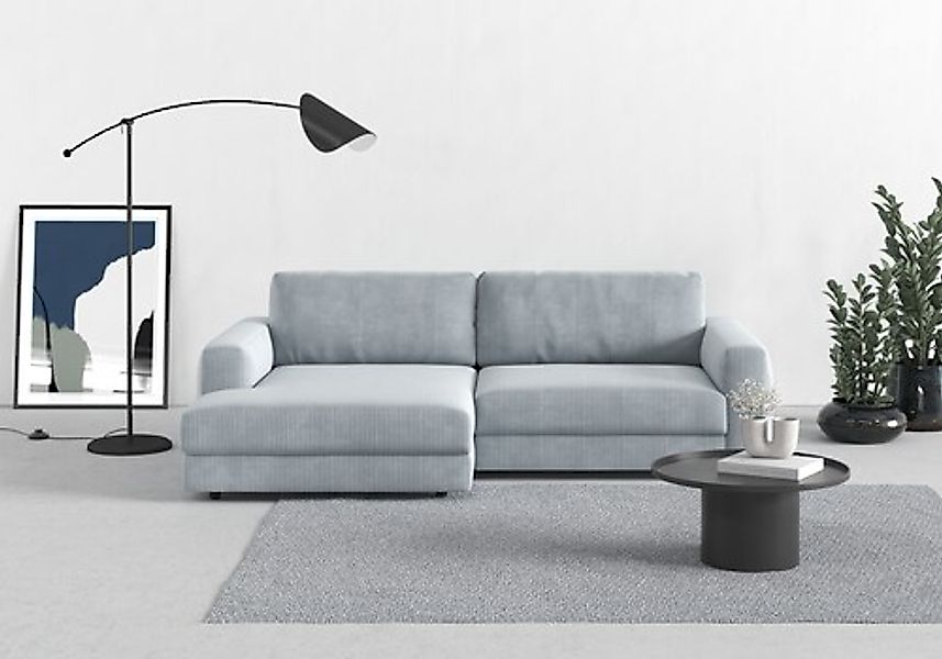 TRENDMANUFAKTUR Ecksofa »Bourbon« mit extra hohem Sitzkomfort, auch in Cord günstig online kaufen
