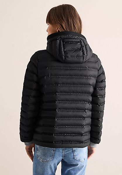 Cecil Steppjacke, mit Kapuze, mit Kapuze mit Tunnelzugband günstig online kaufen
