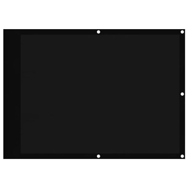 vidaXL Balkon-Sichtschutz Schwarz 75x800 cm 100 % Polyester-Oxford 4000362 günstig online kaufen