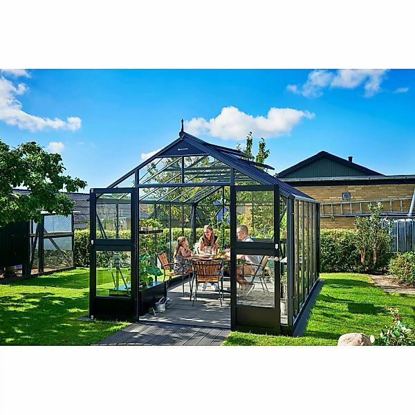 Juliana Gewächshaus Premium 13 Anthrazit 13 m² günstig online kaufen