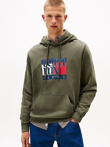 Tommy Jeans Hoodie TJM RWB FLAG Regular Fit, Sweatshirt, mehrfarbiger Print günstig online kaufen